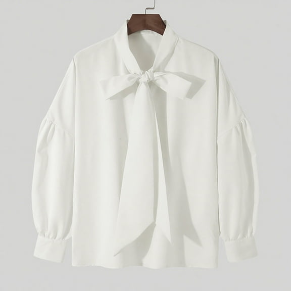 gbyLJF Men's Medieval Shirt Vintage Solid Color Long Sleeve Lapel Blouse Lace-up Puffed-sleeve Dress Shirts