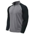 thumbnail image 1 of gbyLJF Men's Quarter Zip Sweatshirt Lightweight Long Sleeved High Neck Top Color Matching Half Open Pullover Shirts, 1 of 7
