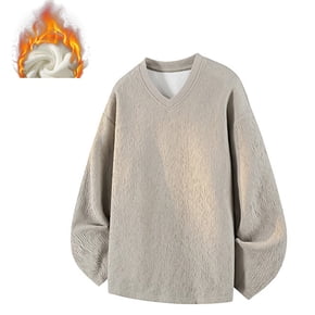 Casual Solid Color Raglan Sleeve Lace V-Neck Sweatshirt