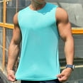 thumbnail image 1 of gbyLJF Men's Workout Tank Tops Gym Quick Dry Lightweight Sleeveless Shirts Summer Casual Crewneck Tee Shirt, 1 of 6