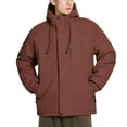 thumbnail image 1 of gbyLJF Men's Zipper Down Jackets Long Sleeve Hooded Swaetshirt Coats Winter Thickened Casual Puffer Jacket with Pockets, 1 of 5