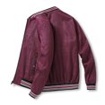 thumbnail image 1 of gbyLJF Men's Zipper Jacket Casual Loose Fit Vintage Striped Collar Top Windproof and Waterproof Coat with Pockets, 1 of 4