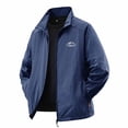thumbnail image 1 of gbyLJF Mens Thin Hiking Jackets Spring Long Sleeve Quick-drying Sun Protective Jacket Full Zip Casual Tops Coats with Zipper Pockets, 1 of 5