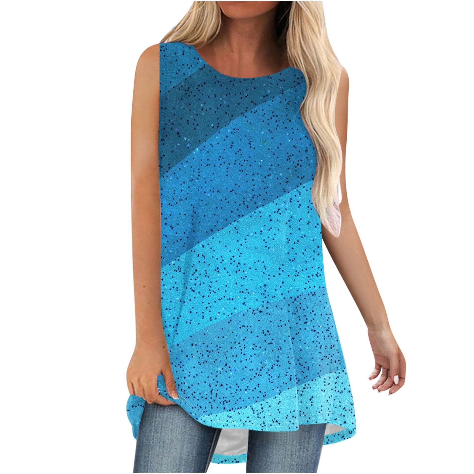 gbyLJF Neon Tank Tops for Women Cropped Ladies Tank Tops Sleeveless