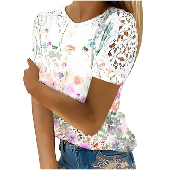 gbyLJF Oversized Gym Tshirts For Women Womens T Shirt Cotton Shirts For Womenquick Dry Shirts Women Multicolor XL