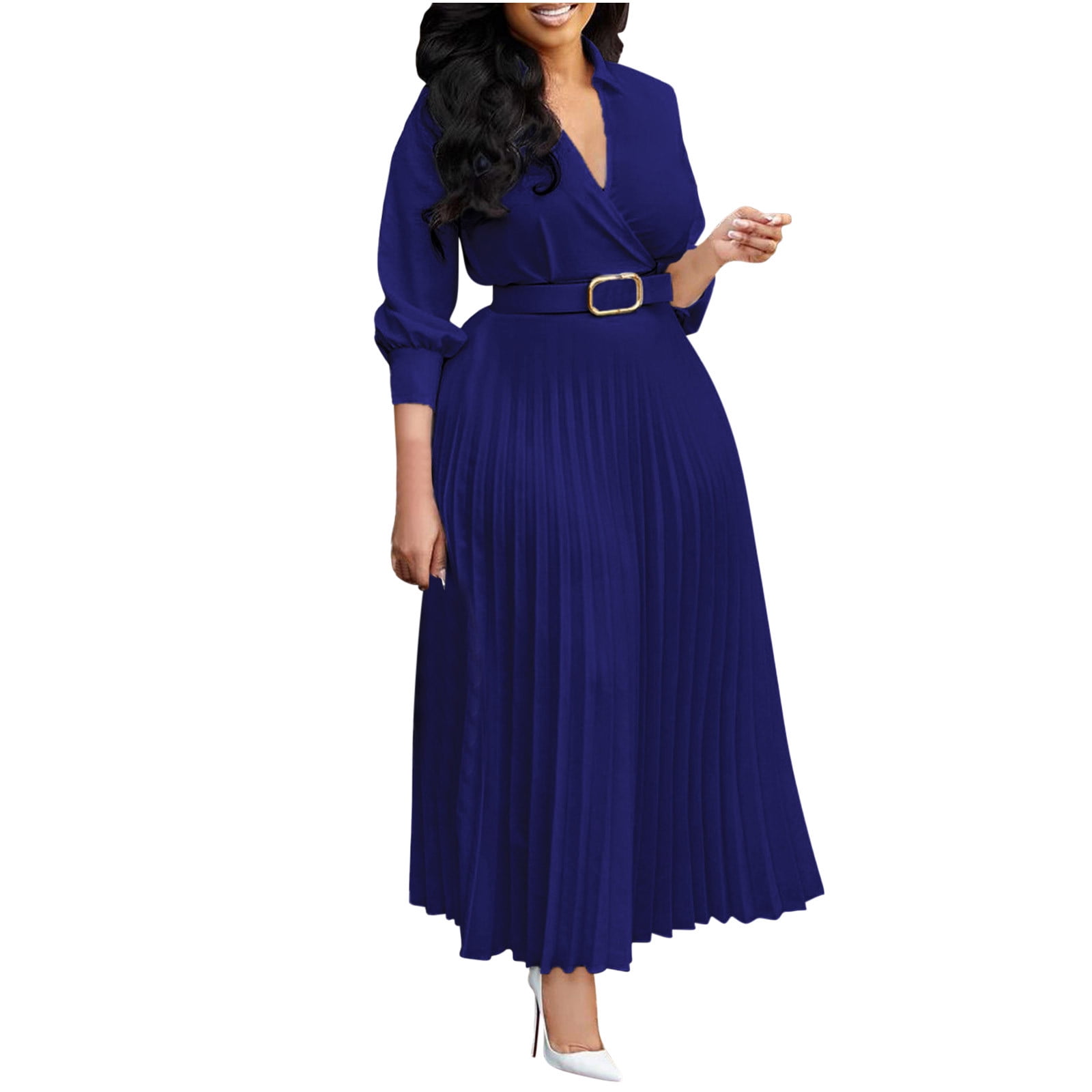 blue ruched mesh dress Plunge Neckline Black Blue Prom Dresses beaded Waistline High Slit wit   Hoprom