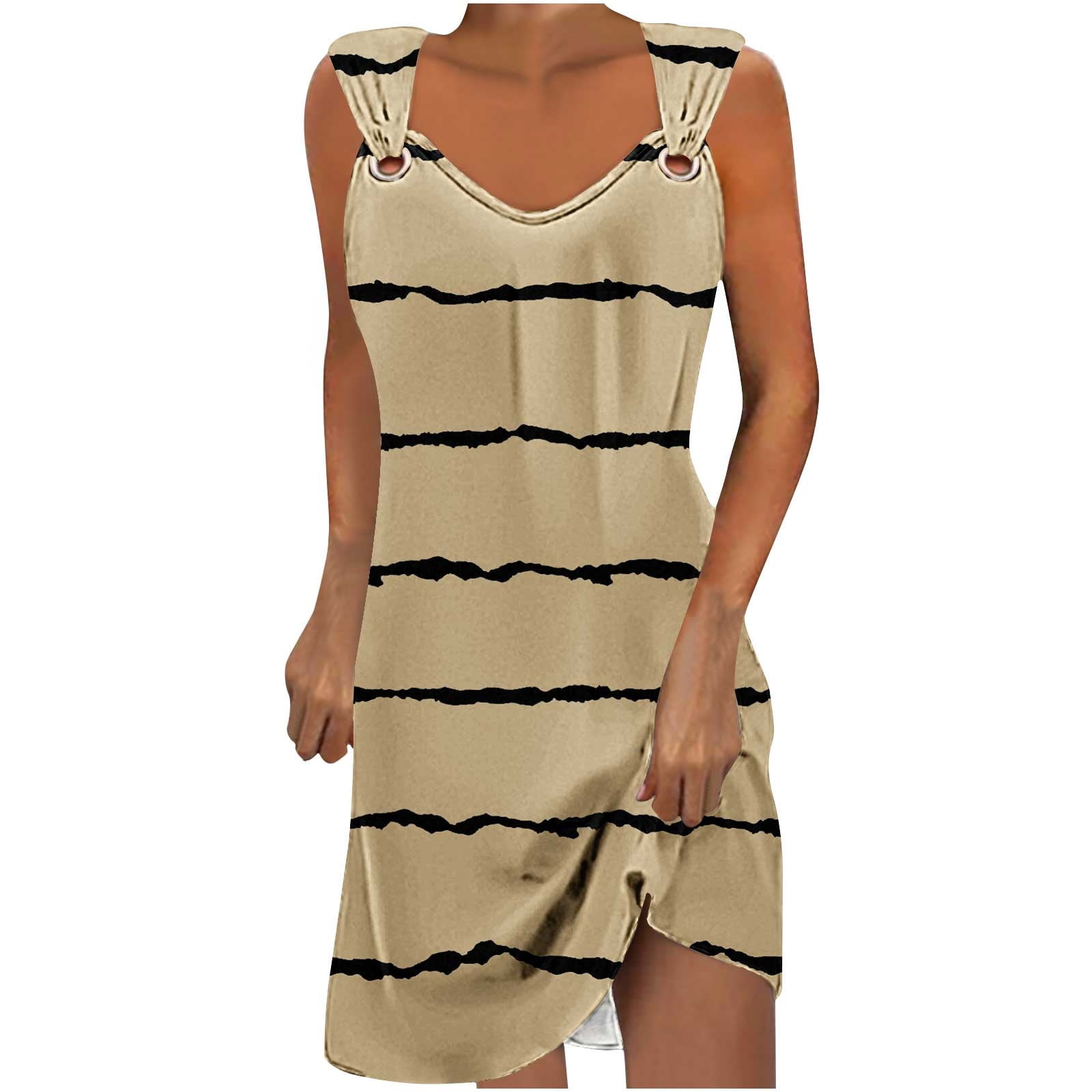 gbyLJF Plus Size Vacation Dress Women Night Dress Plus Size ...