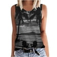 thumbnail image 1 of gbyLJF Ribbed V Neck Tank Tops for Women Ribbed Tank Top Black Tank Tops for Women Dressy Fitted Tank Top, 1 of 5