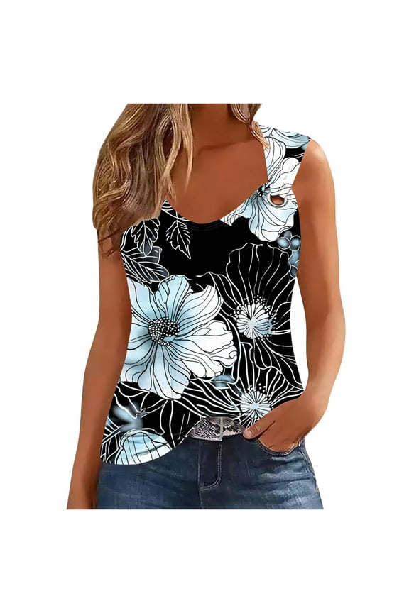 Ripped Tank Top Women Plus Size Women's Tank Tops Workout Tank Top Women V-Neck Tank Tops for Women