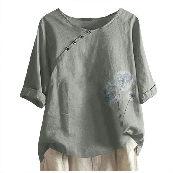 gbyLJF Short Sleeve Compression Shirt Women Tshirt Women Womens Short Sleeve Tops Dressy Casual Sheer Tunic Gray XXL
