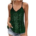 thumbnail image 1 of gbyLJF Tank Top Undershirt Long Cami Tank Tops for Women Y2K Lace Cami V Neck Tank Tops for Women Workout, 1 of 4