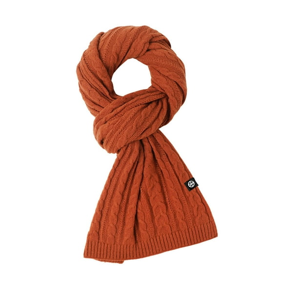 gbyLJF Winter Knitted Scarf for Women Solid Color Scarves Warm Soft Daily Shawls and Wraps Long Blanket Scarf Long woolen Scarves Gift Scarf for Women