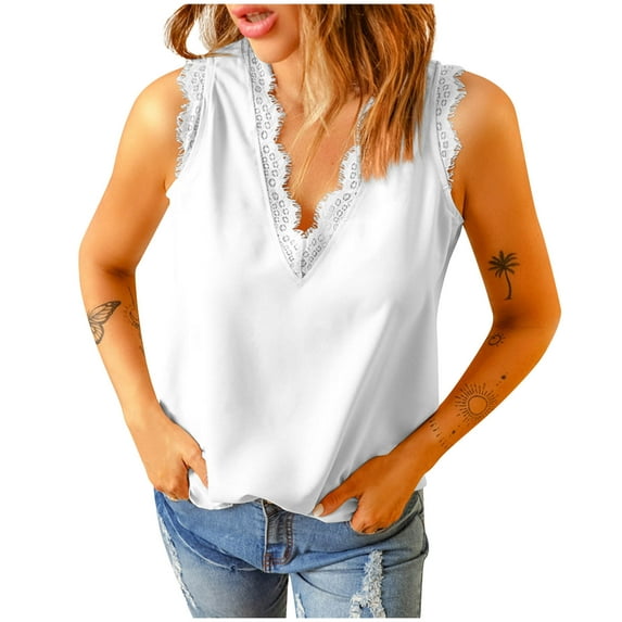 gbyLJF Women Golf Shirts Sleeveless Tank Tops for Girls Sleeveless Chiffon Tops for Women Heart Tank Top