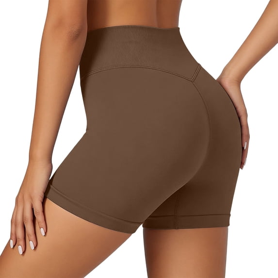 gbyLJF Women’s Biker Shorts Stretch High Waisted Workout Yoga Shorts Running Gym Leggings Womens Shorts
