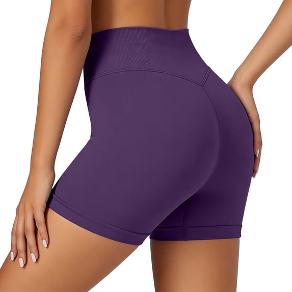 gbyLJF Women’s Biker Shorts Stretch High Waisted Workout Yoga Shorts Running Gym Leggings Womens Shorts