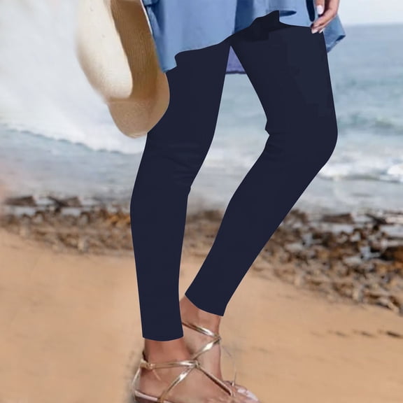 gbyLJF Women’s Leggings Solid Color Tight Fit Soft Trousers Slim Stretch Yoga Pants Casual Daily Sportswear Pants