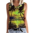 thumbnail image 1 of gbyLJF Women's Plus Size Tank Tops Loose Fit Ribbed Top Mock Neck Tank Tops for Women Racerback Tank Tops, 1 of 5