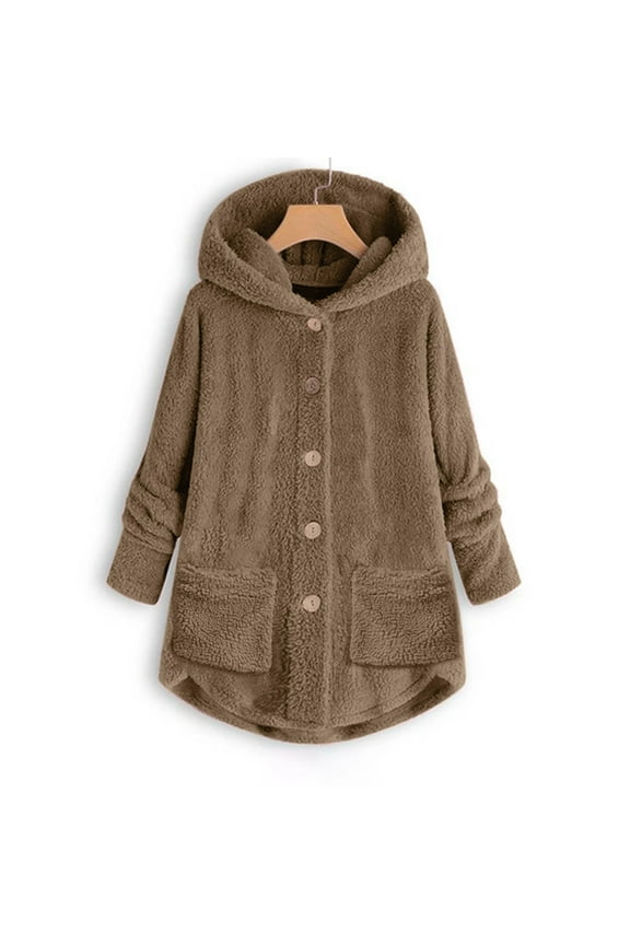 Women's Short Cotton-padded Jacket Vintage Full Zipper Threaded Turtleneck Coat Winter Warm Button Down Cardigan
