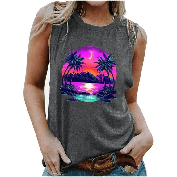 gbyLJF Womens Tank Tops Racerback Ribbed V Neck Tank Top Plus Size High Neck Tank Top Long Tanks for Women Dark Gray L