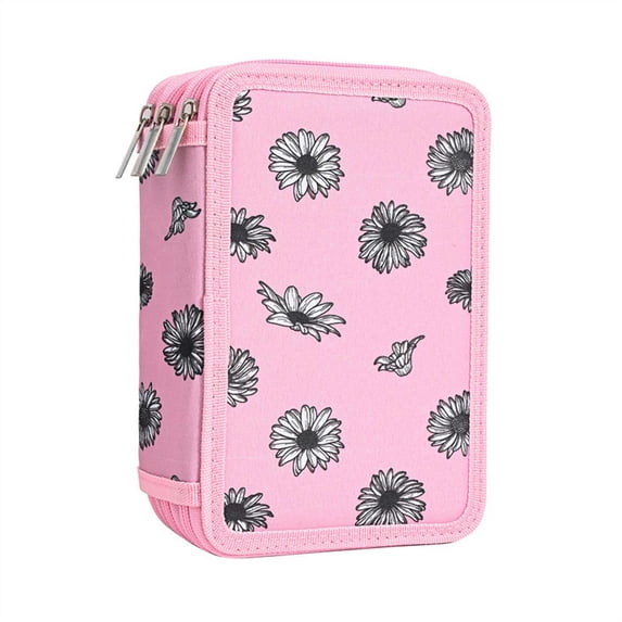 gcong Backpack for Art Supplies with Large Capacity Drawing Storage Organizer for School Craft Projects Pink