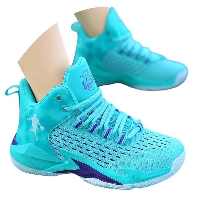 gcong Basketball Shoes for Boys and Girls, Walking Running Shoes Breathable Comfortable Boys Sneakers for Little and Big Kids