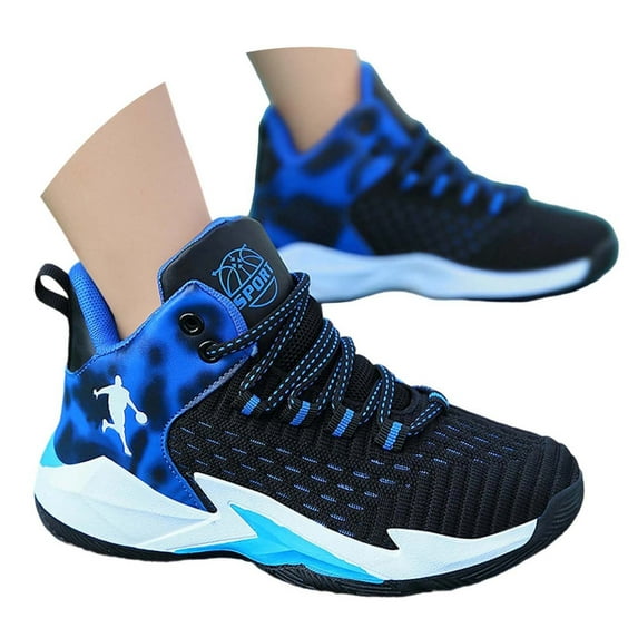 gcong Basketball Shoes for Boys and Girls, Walking Running Shoes Breathable Comfortable Boys Sneakers for Little and Big Kids