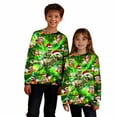 thumbnail image 1 of gcong Boys Girls Christmas Sweatshirts Novelty Sweat Shirts for Boys Girls Funny Xmas Crewneck Pullover Jumper 3D Graphic Long Sleeve Shirts, 1 of 4