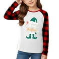 thumbnail image 1 of gcong Christmas Shirts for Girls Xmas Tree Print Raglan Long Sleeve Loose Shirts Crew Neck Tops Baggy Snowflake Blouse Size 3-12 Years, 1 of 5