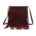 thumbnail image 1 of gcong Elegant Finish Messenger Bag With Tassel Small Square Design For Daily Use And Versatile Occasions, 1 of 6