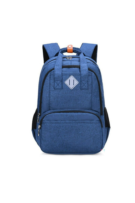 Elementary and Middle School Backpack for and with Comfortable Double Shoulder Support and Spacious Design Blue