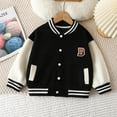 thumbnail image 1 of gcong Kids Baseball Jackets Girls Boys Varsity Jackets Casual Lightweight Sports Bomber Jacket School Jackets with Pocket, 1 of 4