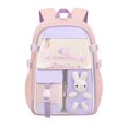 thumbnail image 1 of gcong Lightweight Ergonomic School Bookbag For Stylish Daily Use Travel Backpack With Adorable Bunny Design Pink, 1 of 9