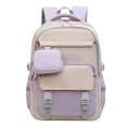 thumbnail image 1 of gcong Lightweight Ergonomic School Bookbag For Teens With Comfortable Shoulder Straps Everyday Use Light Purple, 1 of 8