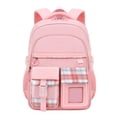 thumbnail image 1 of gcong Lightweight School Backpack For Spine Support Design For Elementary Ages 5 To 15 Years Pink, 1 of 7