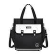 thumbnail image 1 of gcong Lightweight School Backpack Satchel Bookbag With Adjustable Strap For And Art Supply Black, 1 of 2