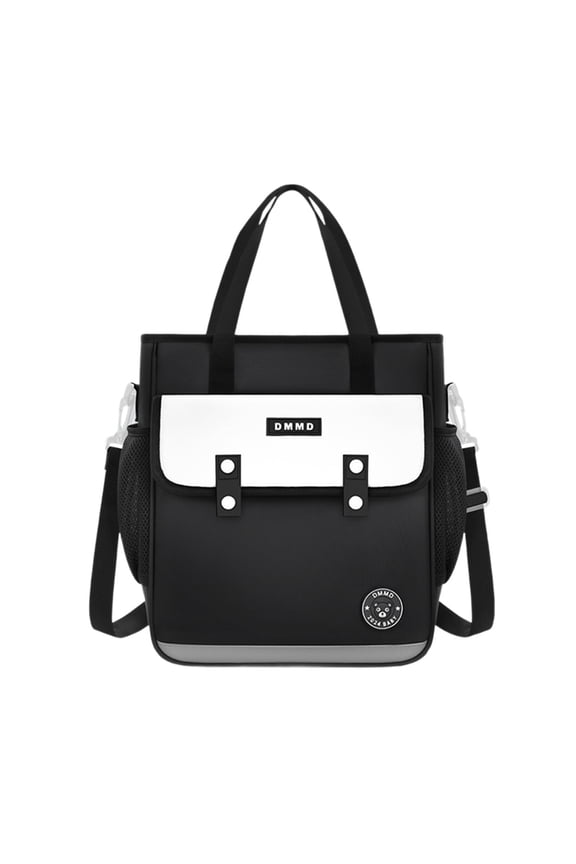 Lightweight School Backpack Satchel Bookbag With Adjustable Strap For And Art Supply Black