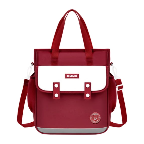 gcong Lightweight School Backpack Satchel Bookbag With Adjustable Strap For And Art Supply Brick Red