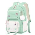 thumbnail image 1 of gcong Lightweight School Backpack With Cute Animal Print And Comfortable Straps For Daily Use Light Green, 1 of 2
