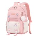 thumbnail image 1 of gcong Lightweight School Backpack With Cute Animal Print And Comfortable Straps For Daily Use Light Pink, 1 of 2