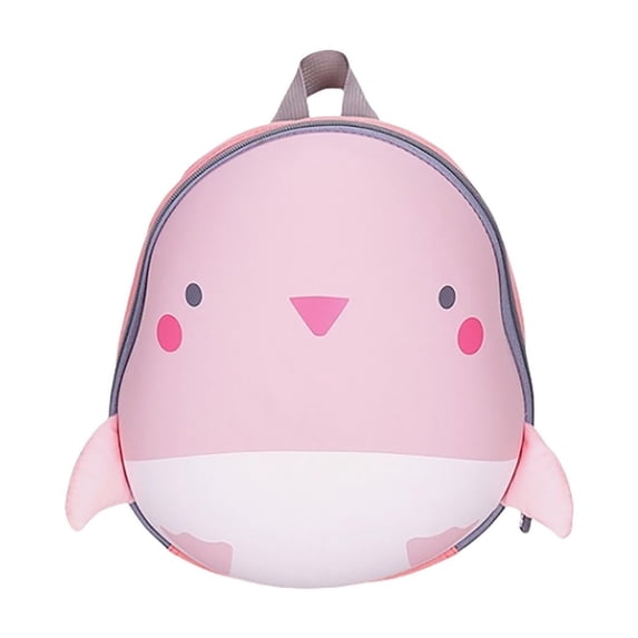 gcong Lightweight School Backpack With Cute Animal Print Design For Daily Use Comfortable Straps Light Pink