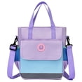thumbnail image 1 of gcong Lightweight School Bookbag For Elementary Middle School Adjustable Shoulder Strap Backpack Light Purple, 1 of 2