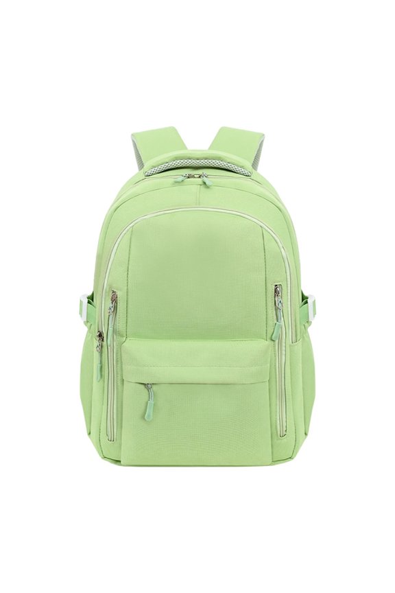 Lightweight School Bookbag For With Comfortable Shoulder Support Green