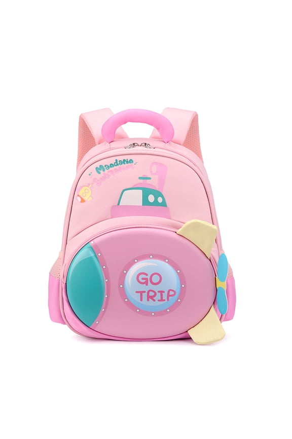 Lightweight School Bookbag For With Comfortable Shoulder Support Pink