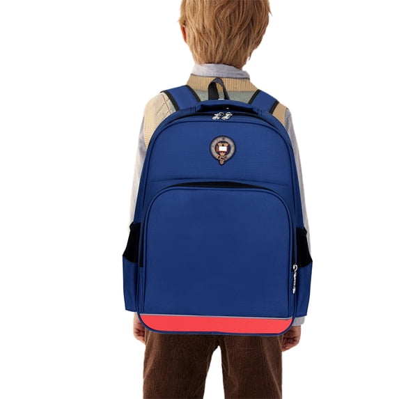 gcong Lightweight School Bookbag for Travel Study and Everyday Use Comfortable Backpack Navy