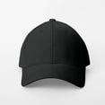 thumbnail image 1 of gcong Oversized Structured Baseball Cap For Big Head And High Profile Unisex Adjustable Dad Hat Black, 1 of 3