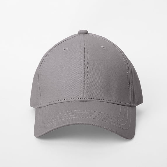 gcong Oversized Structured Baseball Cap For Big Head And High Profile Unisex Adjustable Dad Hat Grey
