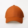 thumbnail image 1 of gcong Oversized Structured Baseball Cap For Big Head And High Profile Unisex Adjustable Dad Hat Orange, 1 of 3