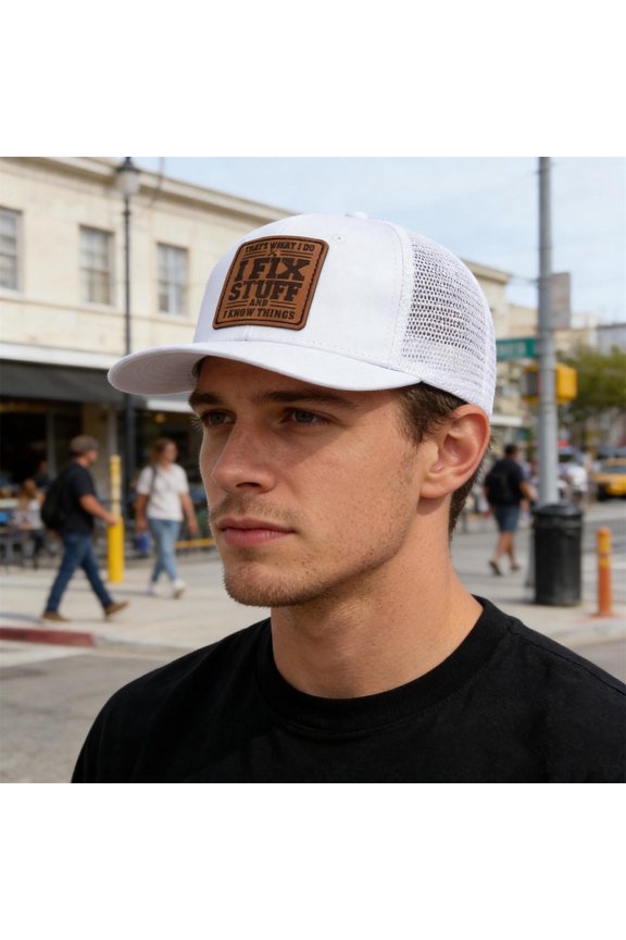 Performance Baseball Cap For Outdoor Sun Breathable Mesh Adjustable Snapback Hat Casual Sporty Style White