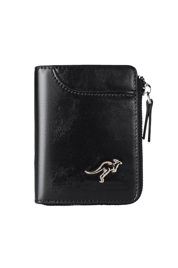RFID Blocking Wallet Secure Zipper Card Holder With Technology For Fashionable Daily Use
