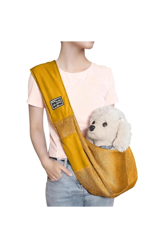 Reversible Sling Messenger Bag for with Storage Pocket Comfortable Hands-Free Harness Travel Shoulder Tote for Outdoor Walking